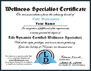 Wellness Specialist Certificate